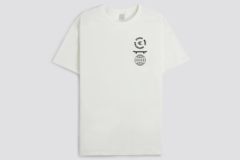 Cariuma Ethics Meet Aesthetics T-Shirt off white