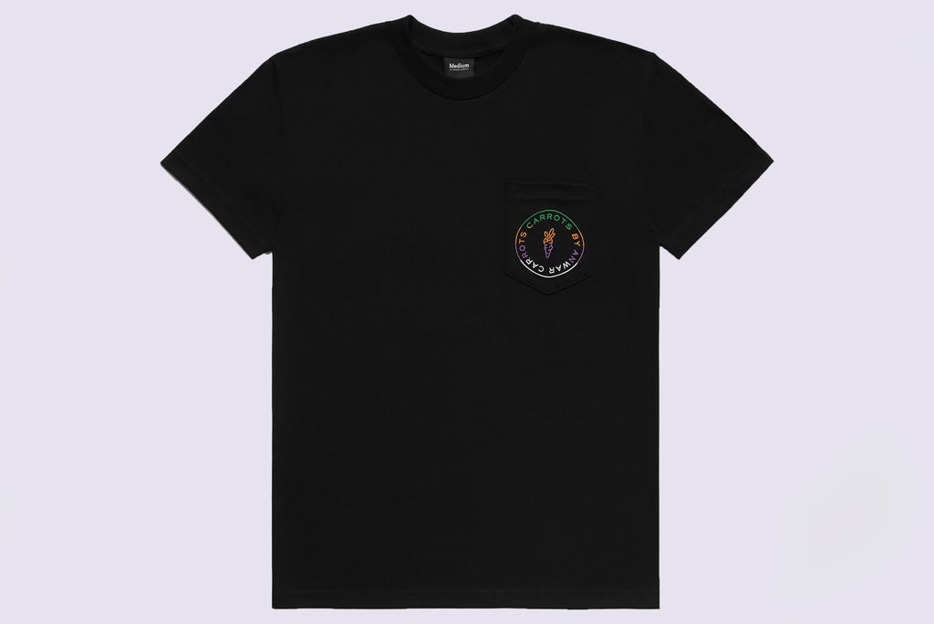 Carrots Circle Logo Pocket Tee black