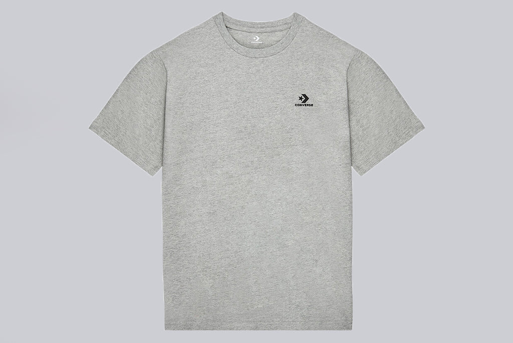 Converse Embroidered Star Chevron Tee heather grey