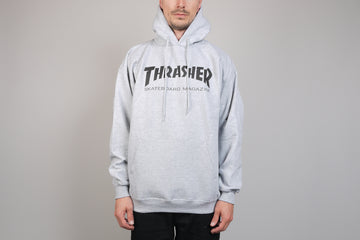 Thrasher Skate Mag Hoodie heather grey