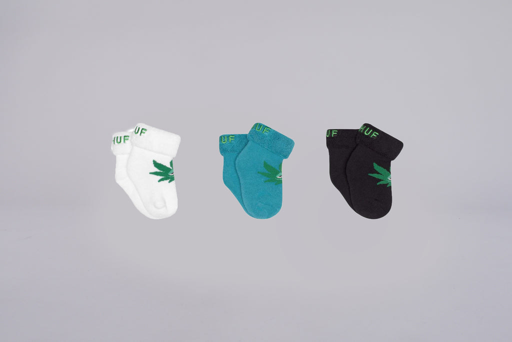 Huf Green Buddy Socks ultra cyan