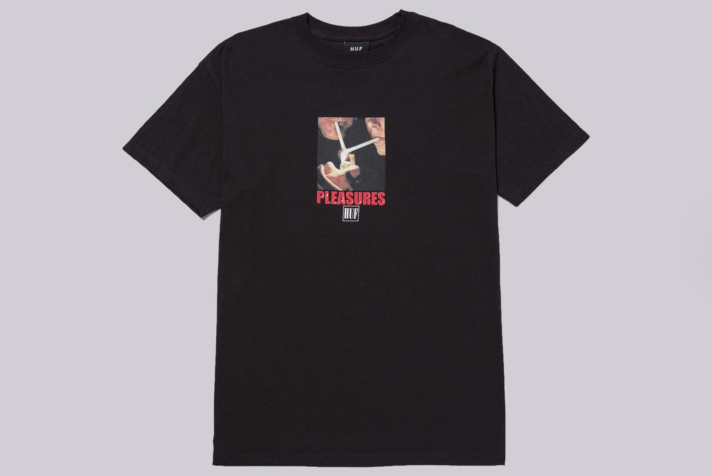 Huf x Pleasures Together Tee black