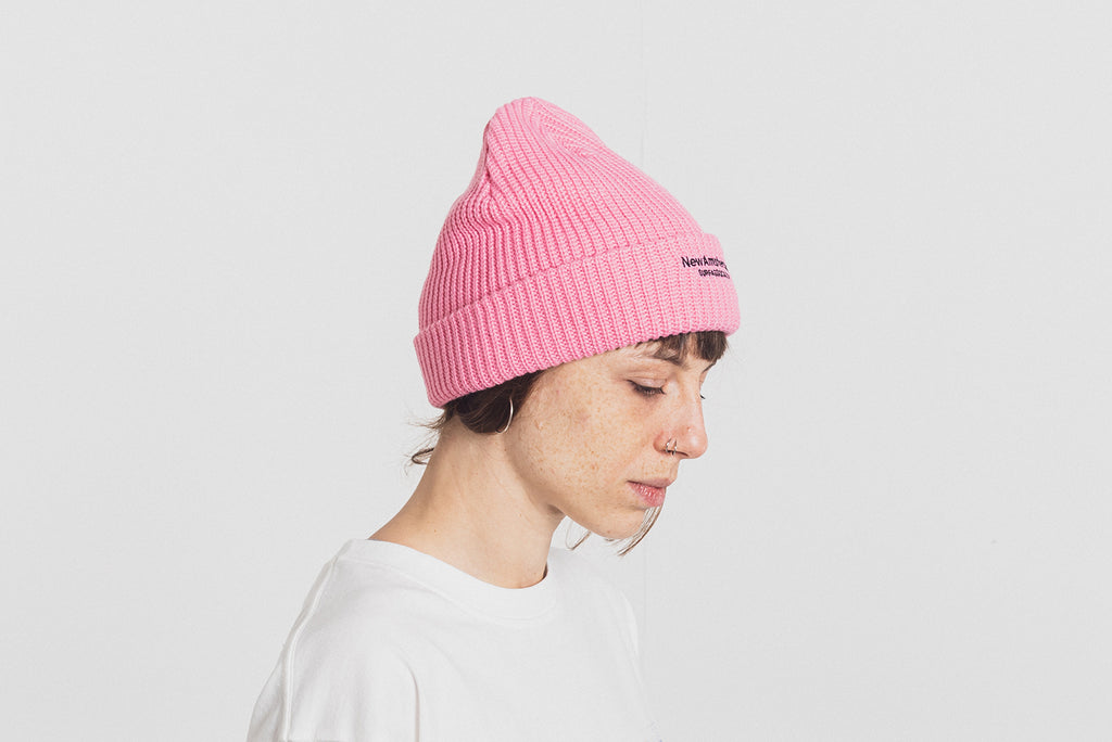 New Amsterdam Logo Beanie pink