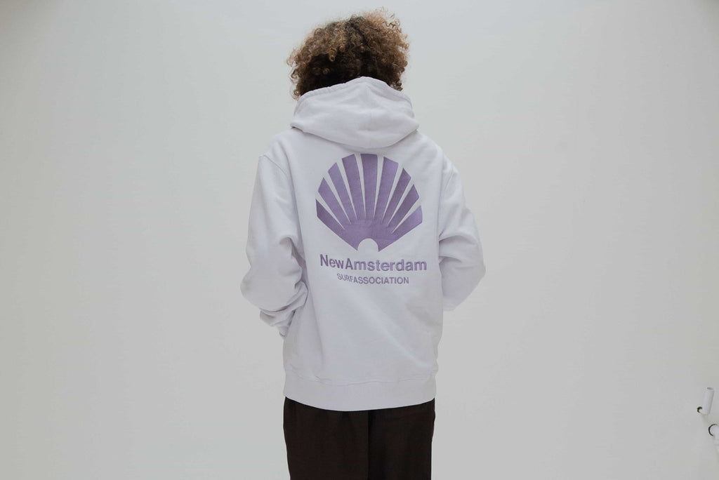 New Amsterdam Logo Hoodie grau