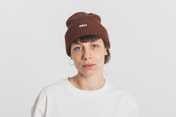 Obey Future Beanie brown