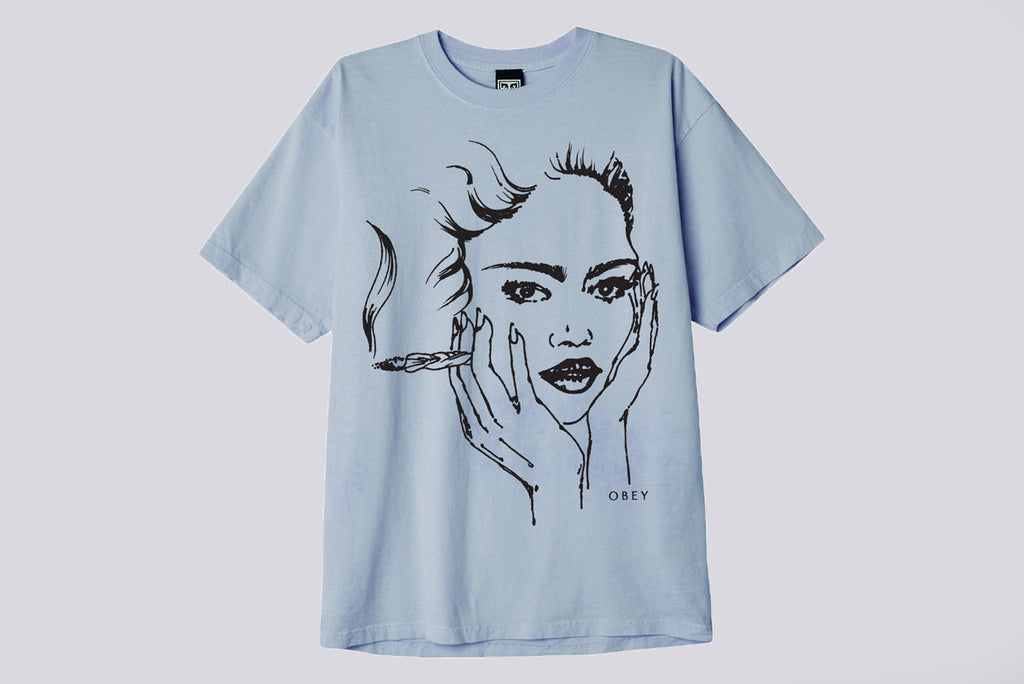 Obey Women Tee blau