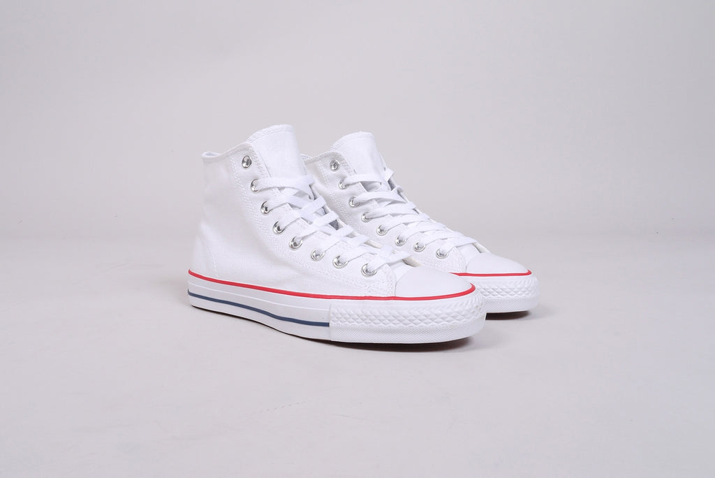 Converse CTAS Pro Hi white red insignia blue