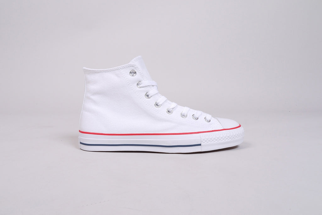 Converse CTAS Pro Hi white red insignia blue