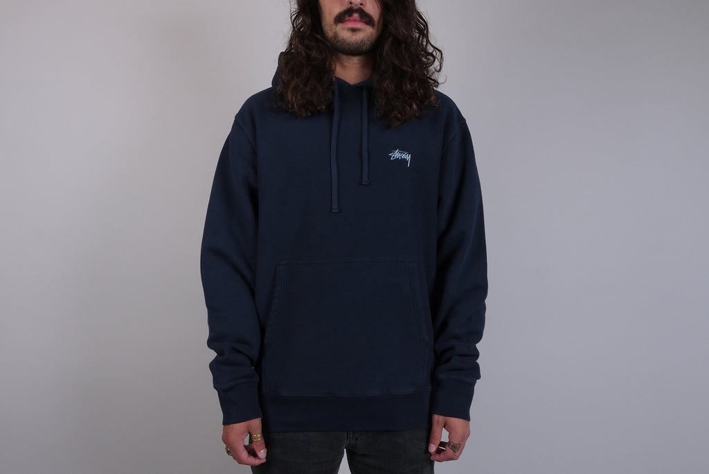 Stussy Stock Logo Hood navy