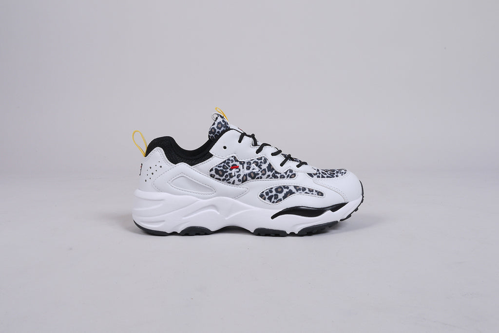 fila ray tracer white leopard