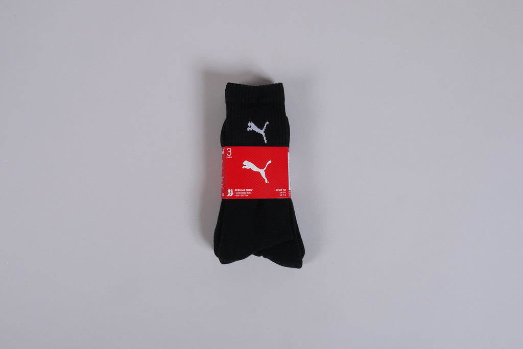 Puma Crew Socks black 3-Pack