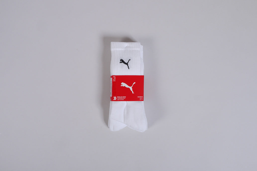 Puma Crew Socks white 3-Pack