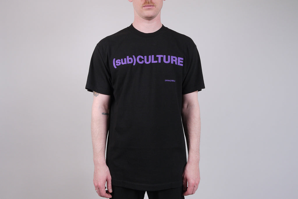 Skim Milk Subculture Tee black