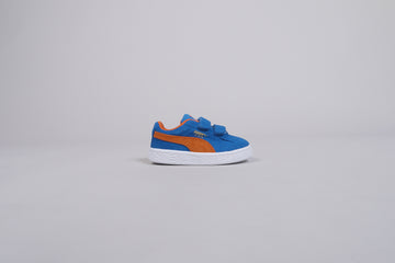 Puma Suede Teams V Infant blau orange