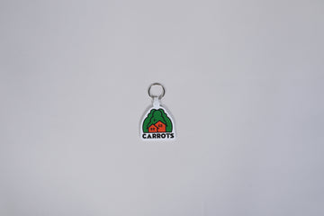 Carrots Home Keychain white