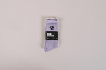 MoEa Socks weiß lila