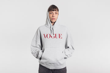 Puma x Vogue OVersized Hoodie grau