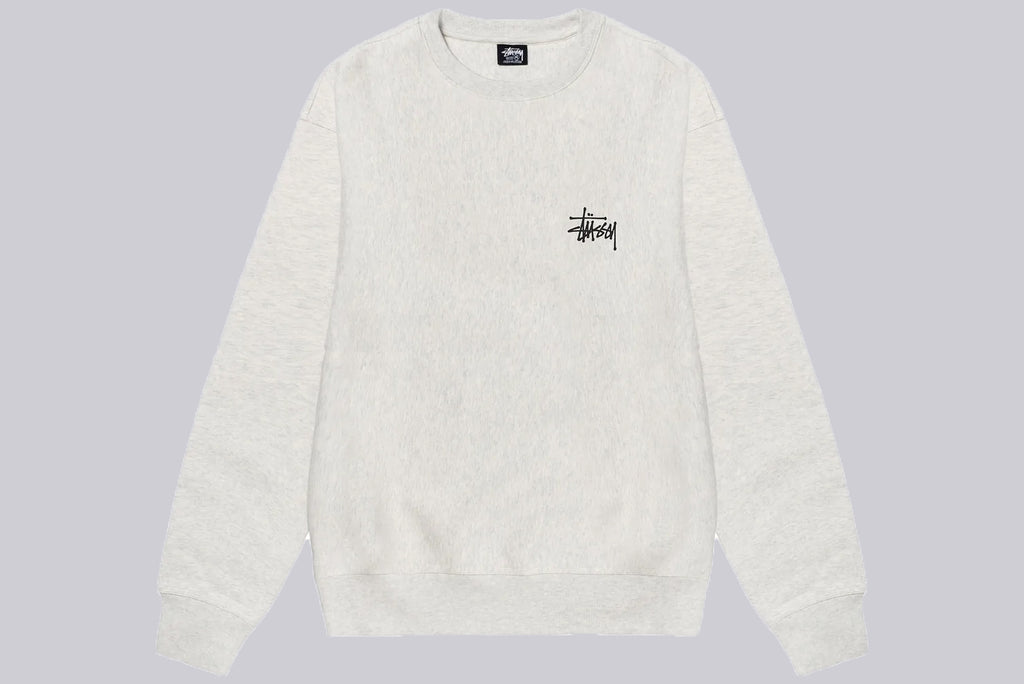 Stussy Basic Crewneck ash