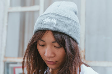 Stüssy Stock Cuff Beanie grau