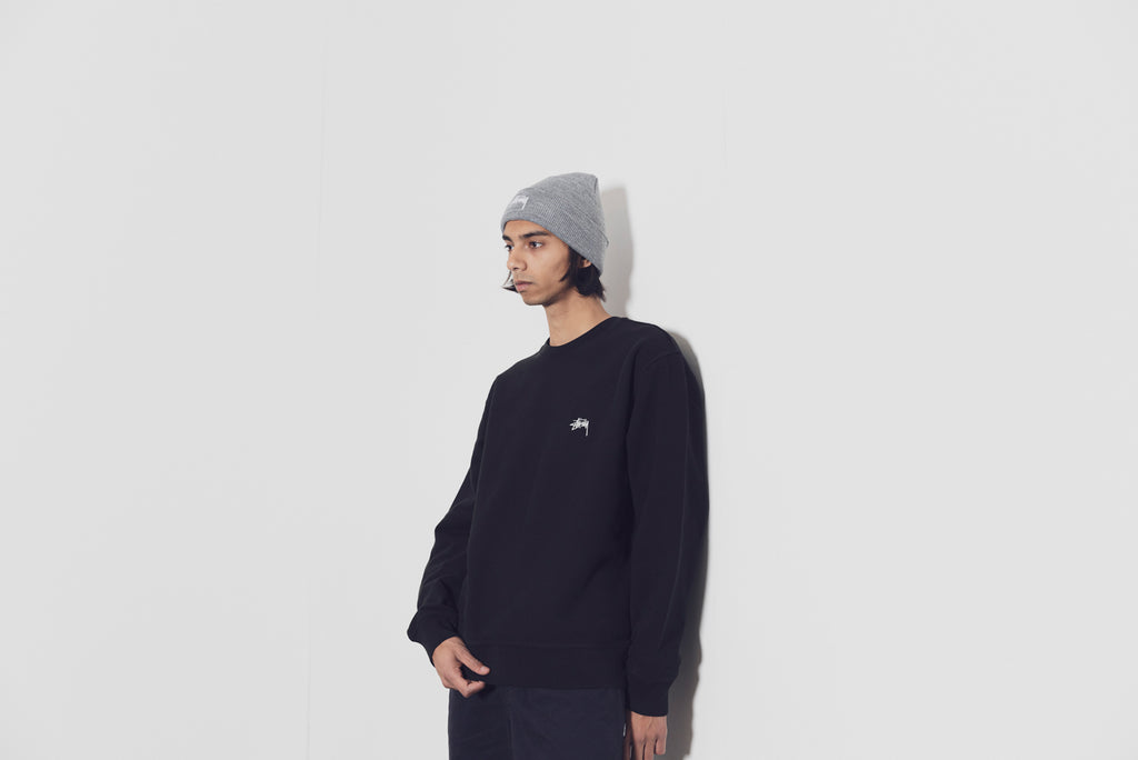 Stüssy Overdyed Crew black