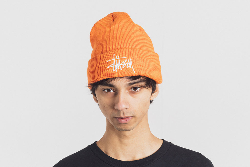 Stussy Big Basic Thinsulate Beanie orange