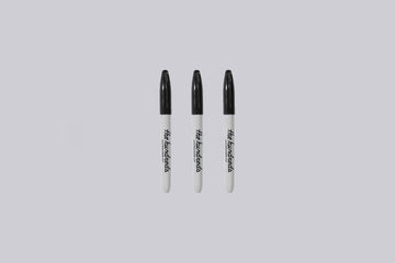 The Hundreds Black Lines Marker Set 